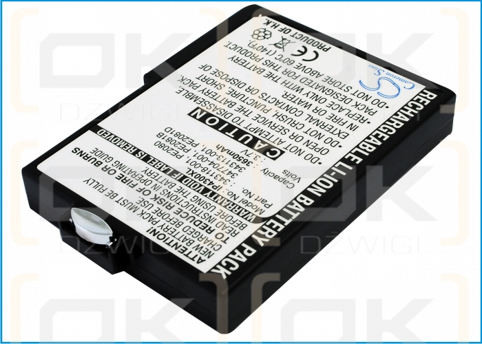 Bateria zamienna do HP iPAQ 4355 / PE2080B 3650 mAh Li-ion 3.7 V (Cameron Sino)