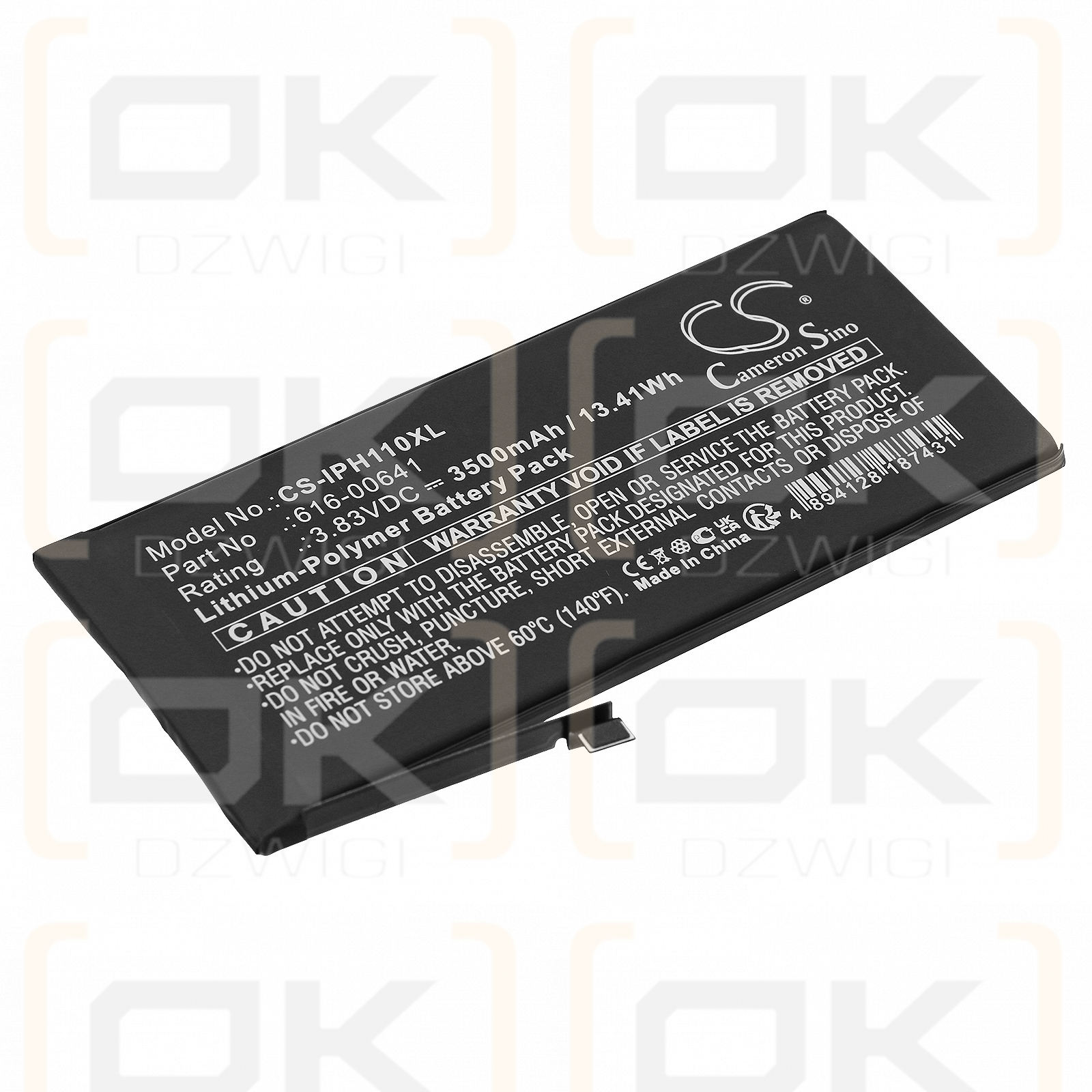 Apple A2221 / 616-00641 3500mAh Li-Polymer 3.83V (Cameron Sino)