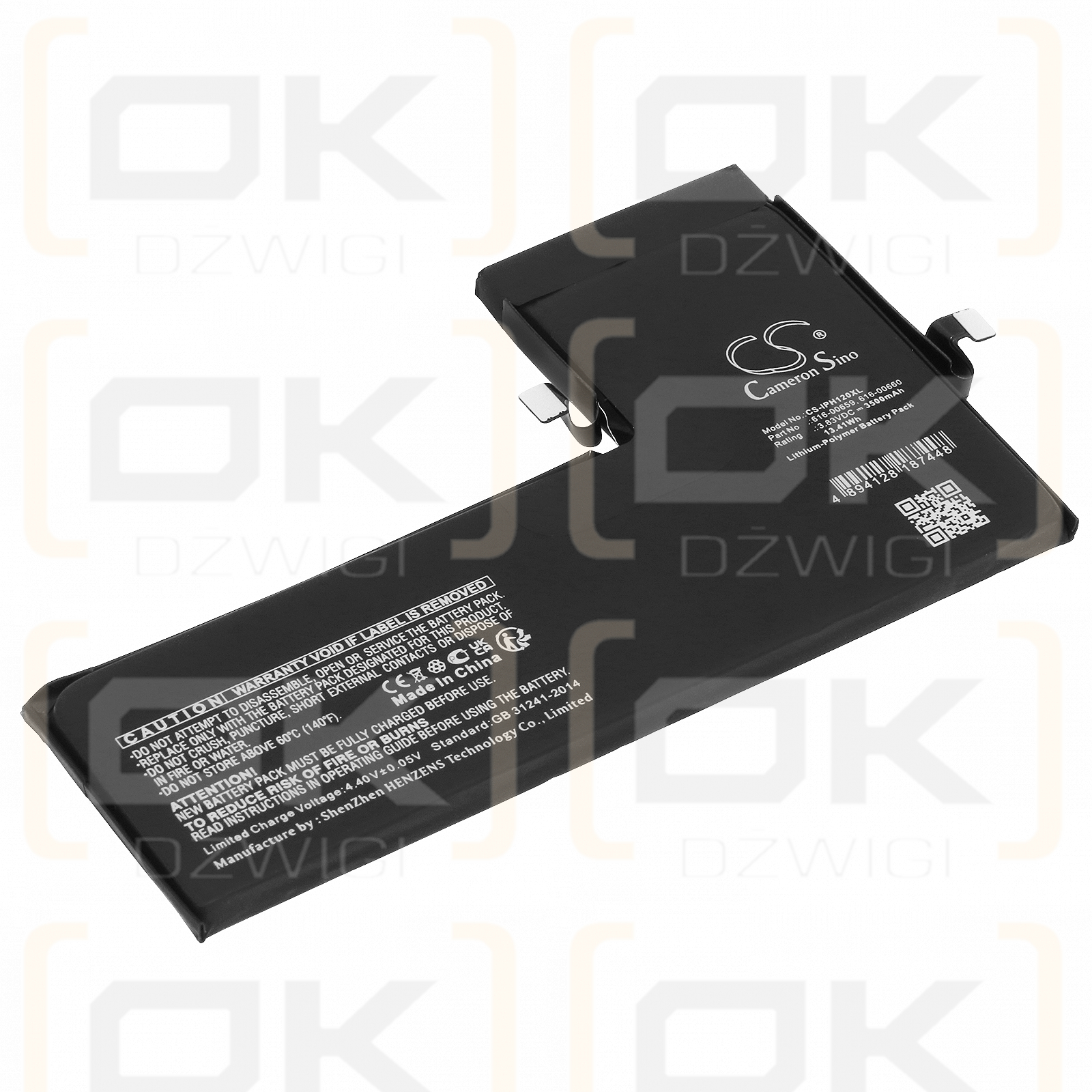 Apple A2160 / 616-00659 3500mAh Li-Polímero 3.83V (Cameron Sino)