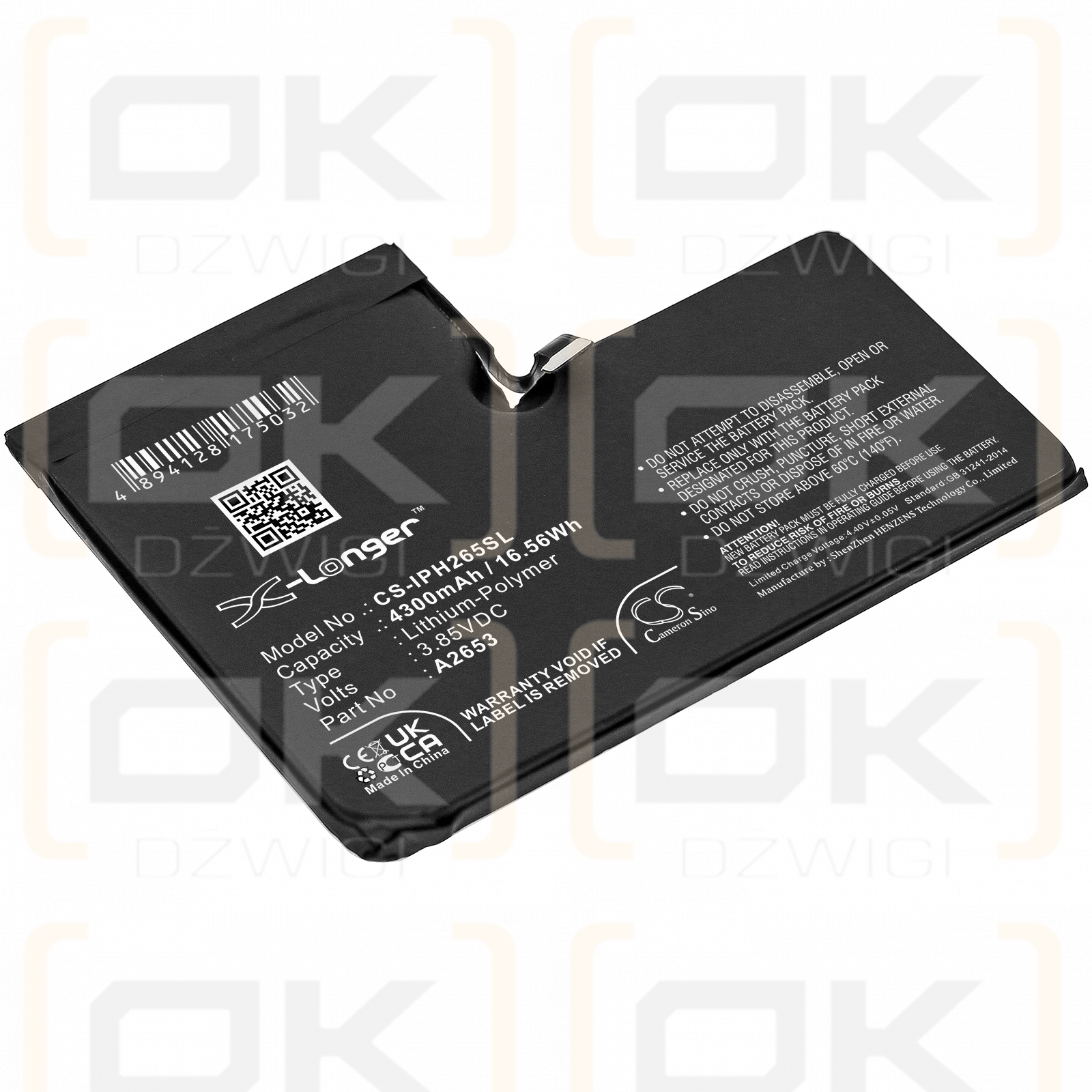 Apple A2645 / A2653 4300mAh Li-Polymer 3.85V (Cameron Sino)