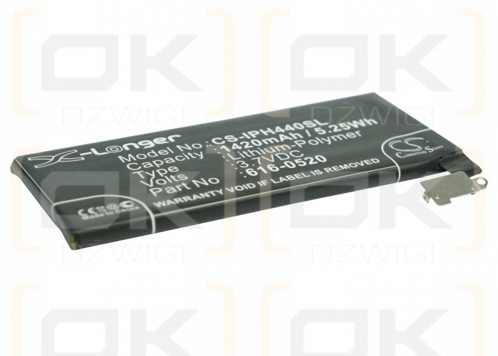 Apple iPhone 4G 32GB / 616-0520 1420mAh Li-polímero 3.7V (Cameron Sino)