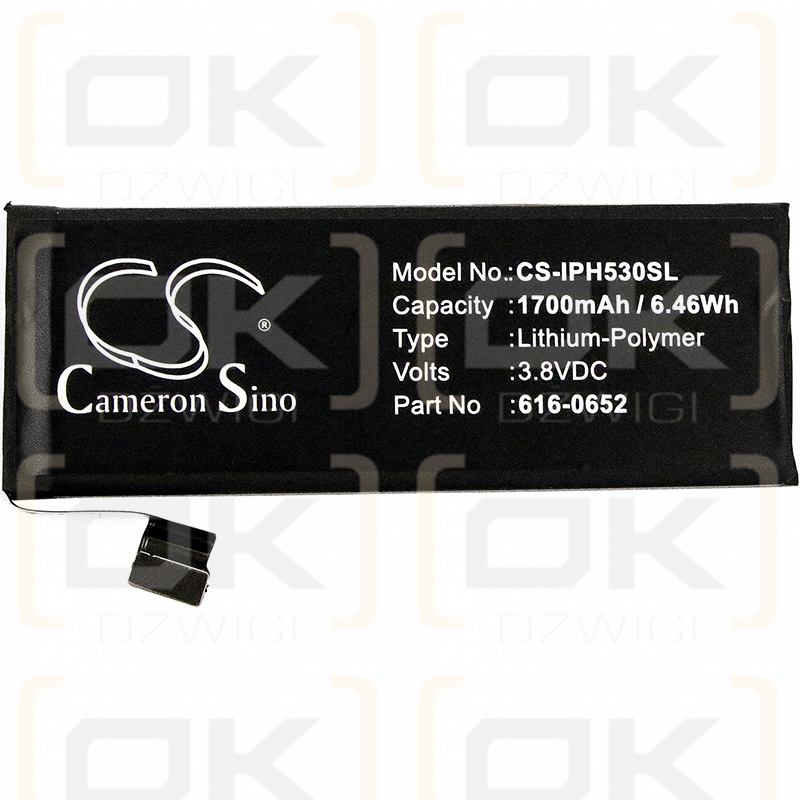 Apple ME432LP/A / 616-0652 1700mAh Li-Polímero 3.8V (Cameron Sino)