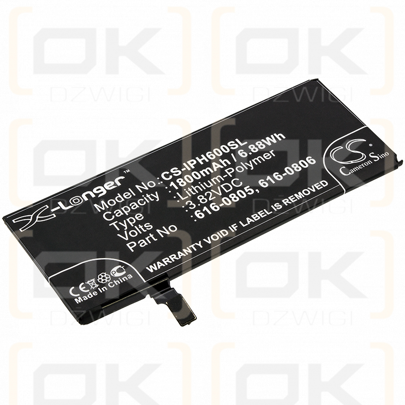 Apple A1549 / 616-0805 1800mAh Li-Polymer 3.82V (Cameron Sino)