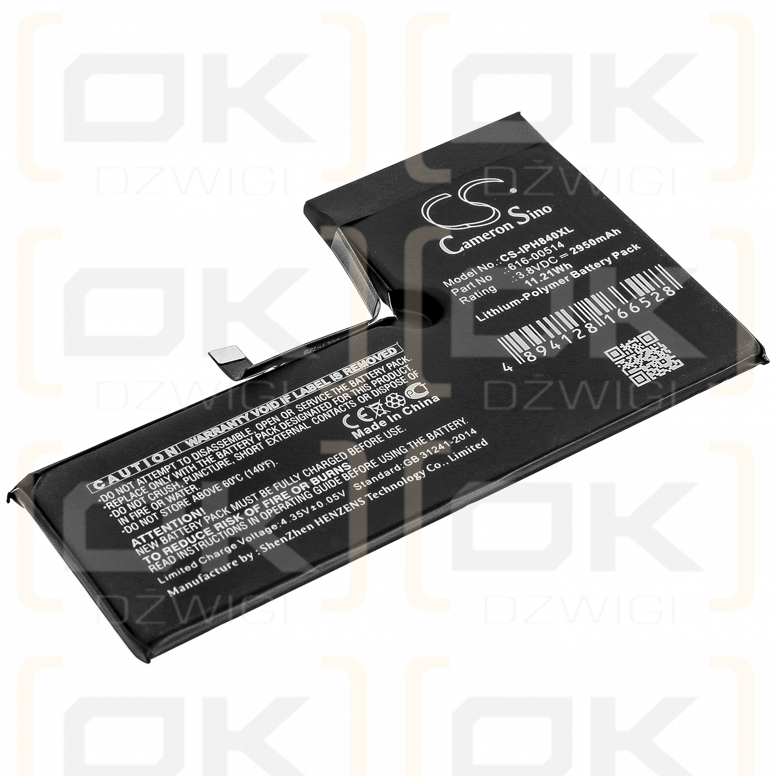 Apple A2099 / 616-00514 2950 mAh Li-Polymer 3,8 V (Cameron Sino)