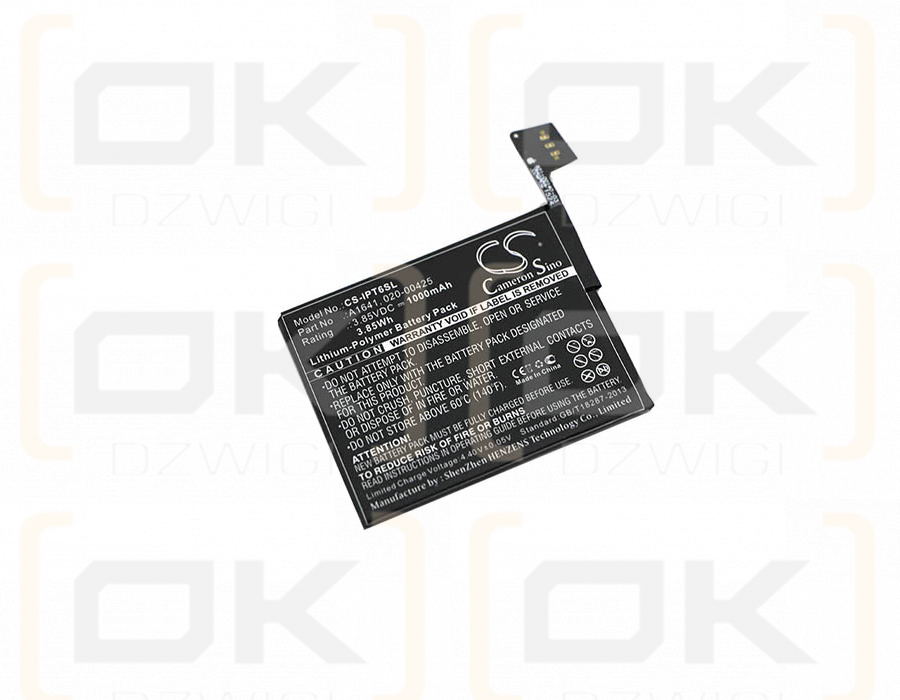 Apple iPod 7.1 / A1641 1000mAh Li-Polymer 3.85V (Cameron Sino)