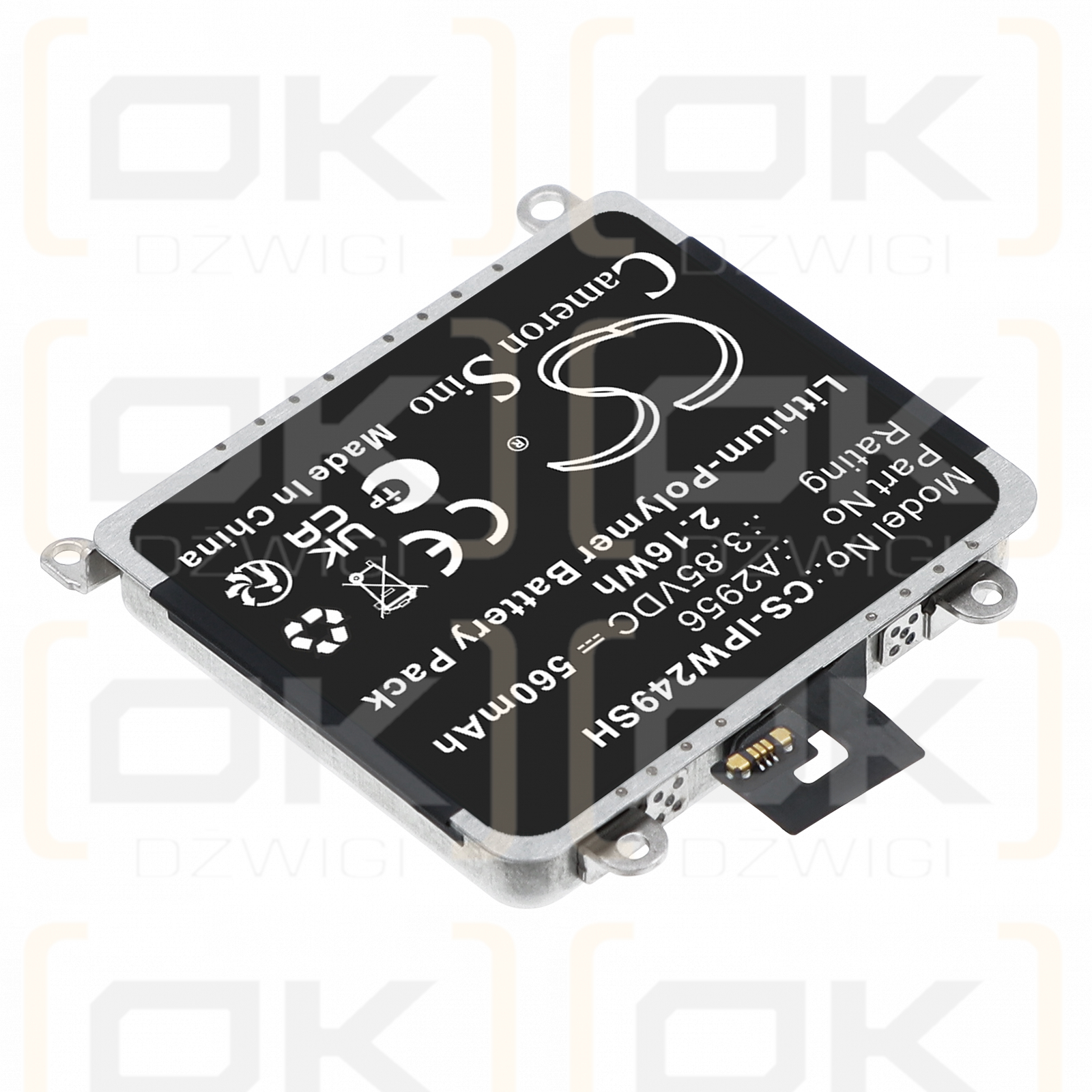 Apple Watch Ultra 2 49 mm / A2956 560 mAh Li-Polymer 3.85 V (Cameron Sino)