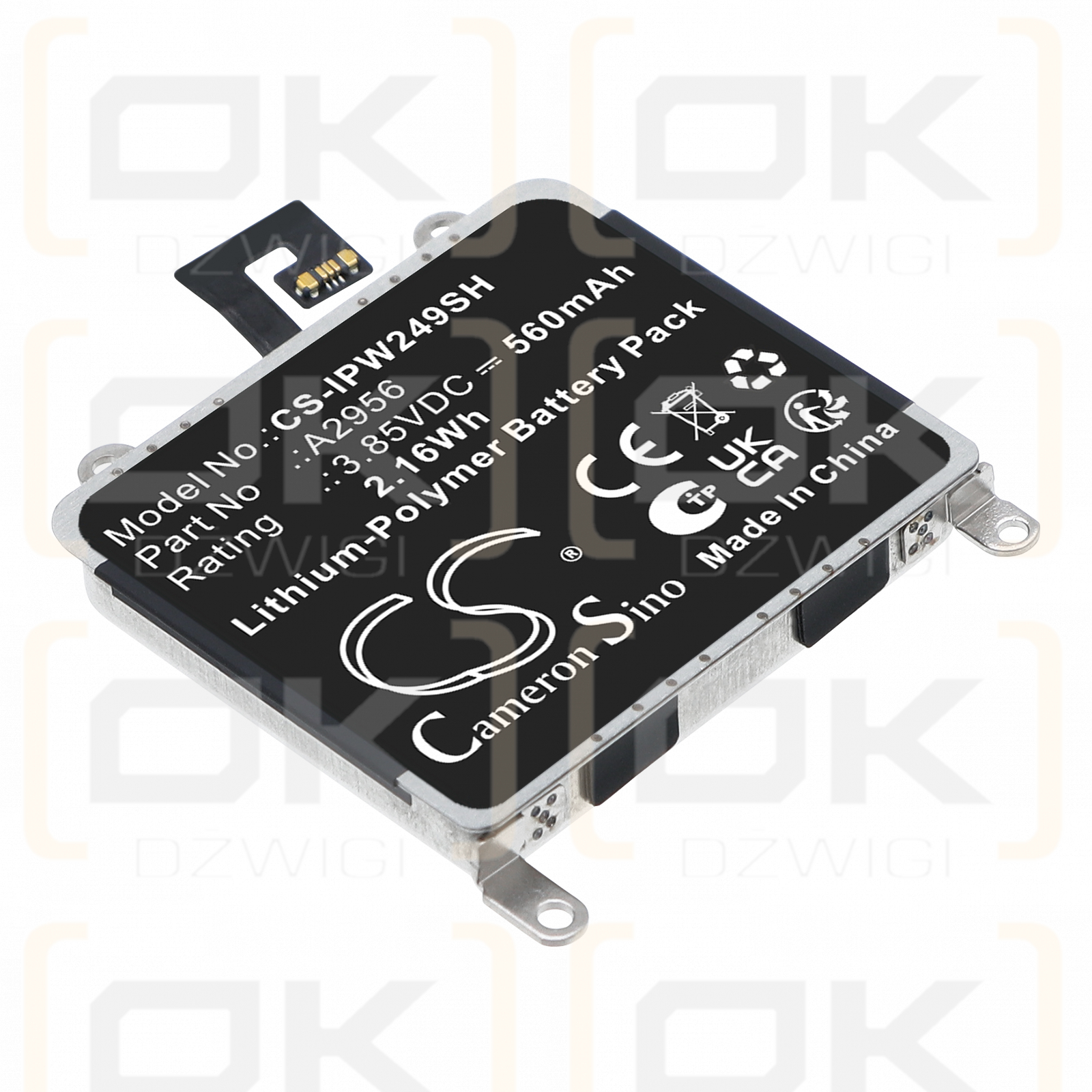 Apple Watch Ultra 2 49 mm / A2956 560 mAh Li-Polymer 3.85 V (Cameron Sino)