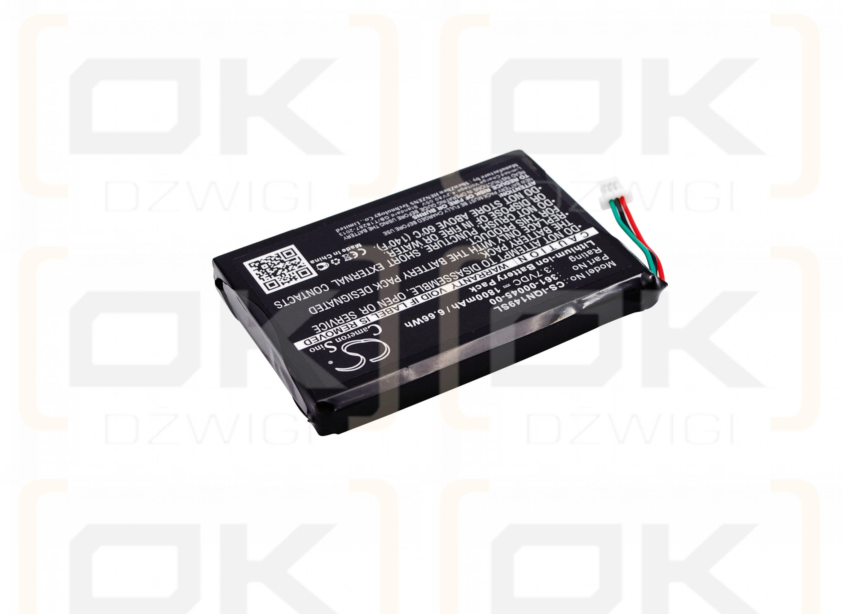 Garmin GDL-39D / 361-00045-00 1800mAh Li-ion 3.7V (Cameron Sino)