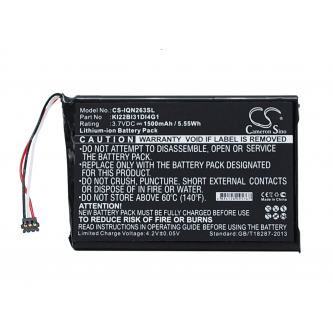 Garmin 010-01188-02 / KI22BI31DI4G1 1500mAh Li-ion 3.7V (Cameron Sino)