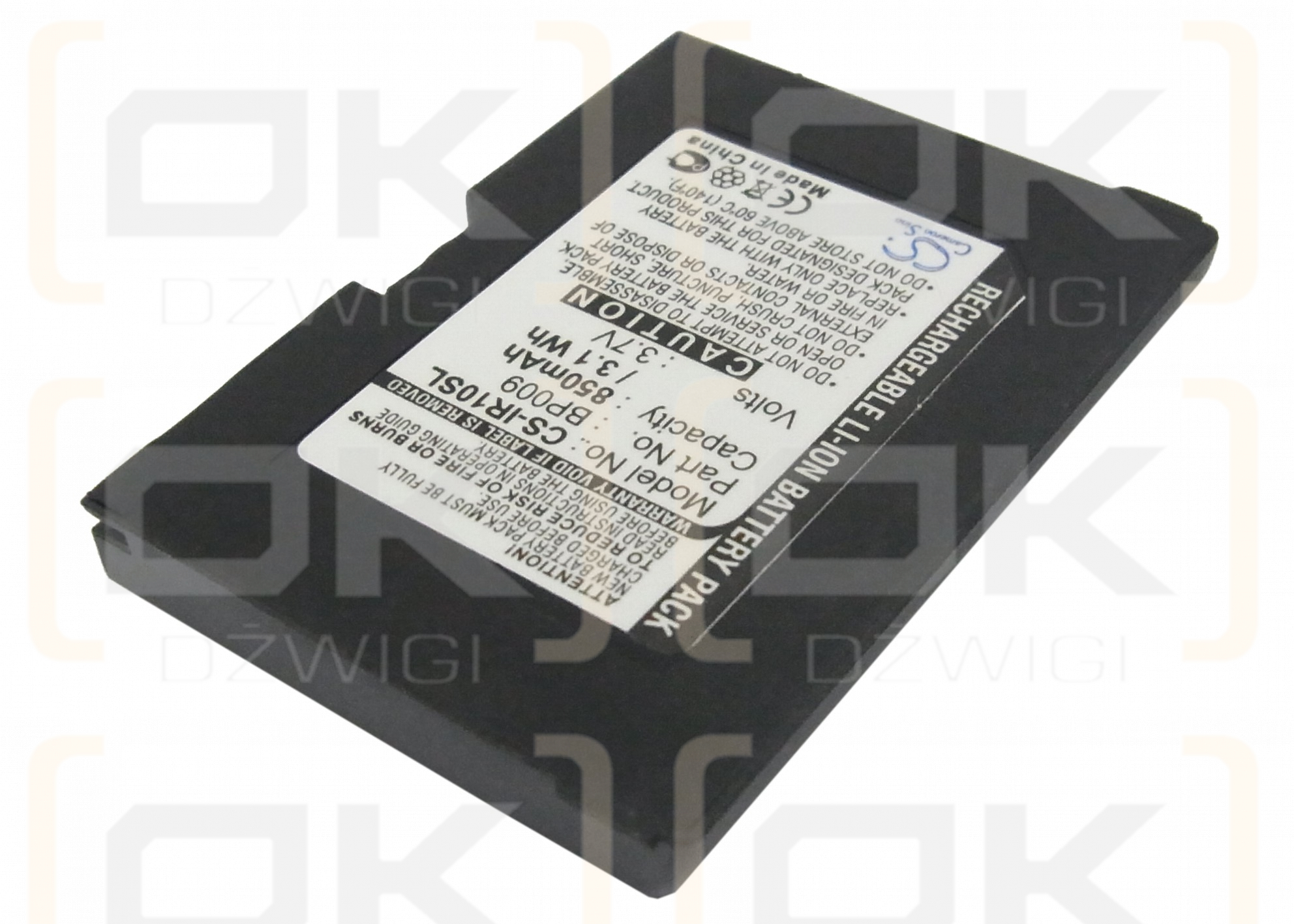 iRiver H10 5GB / BP009 850 mAh Li-ion 3,7 V (Cameron Sino)