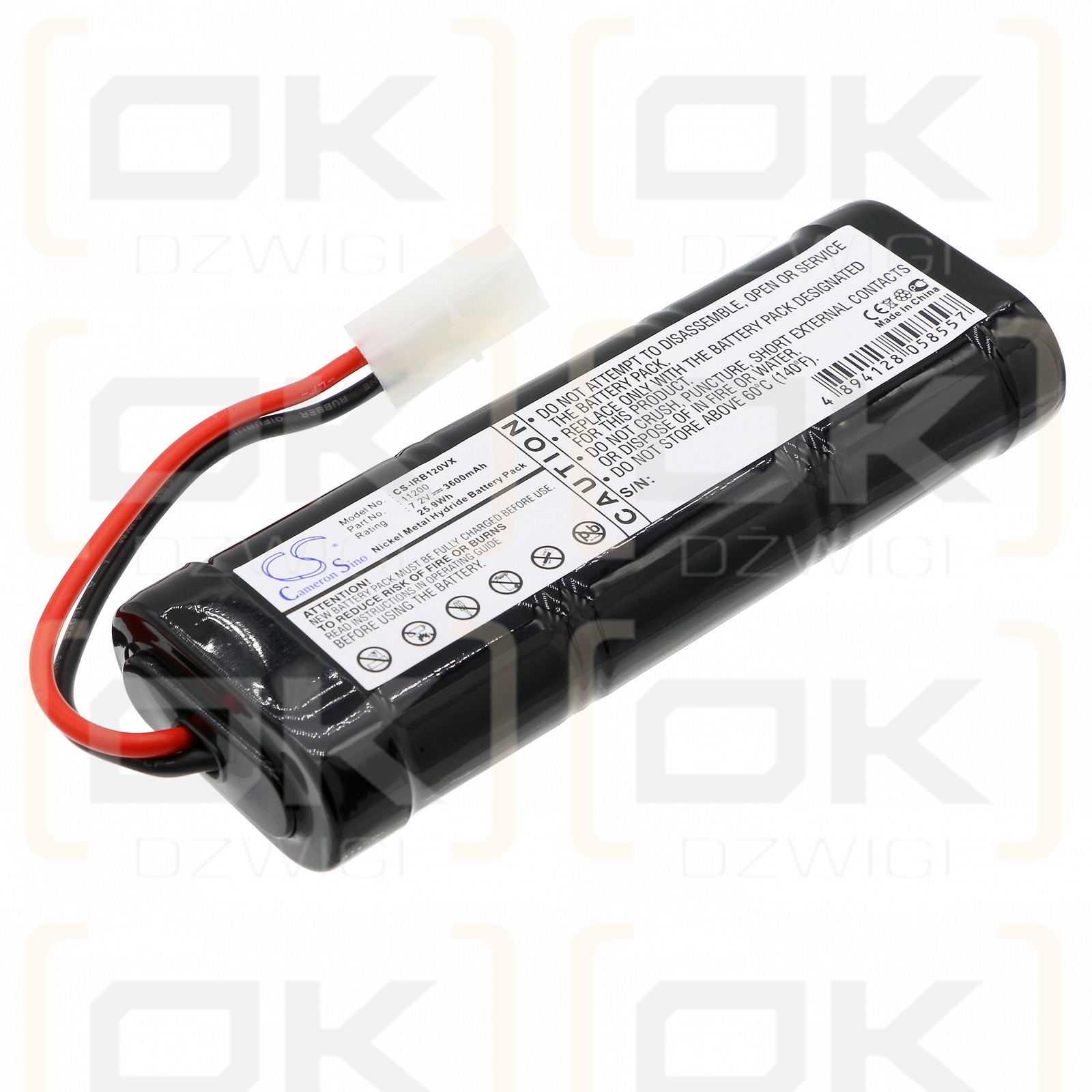 iRobot Looj 12101 / 11200 3600mAh Ni-MH 7.2V (Cameron Sino)