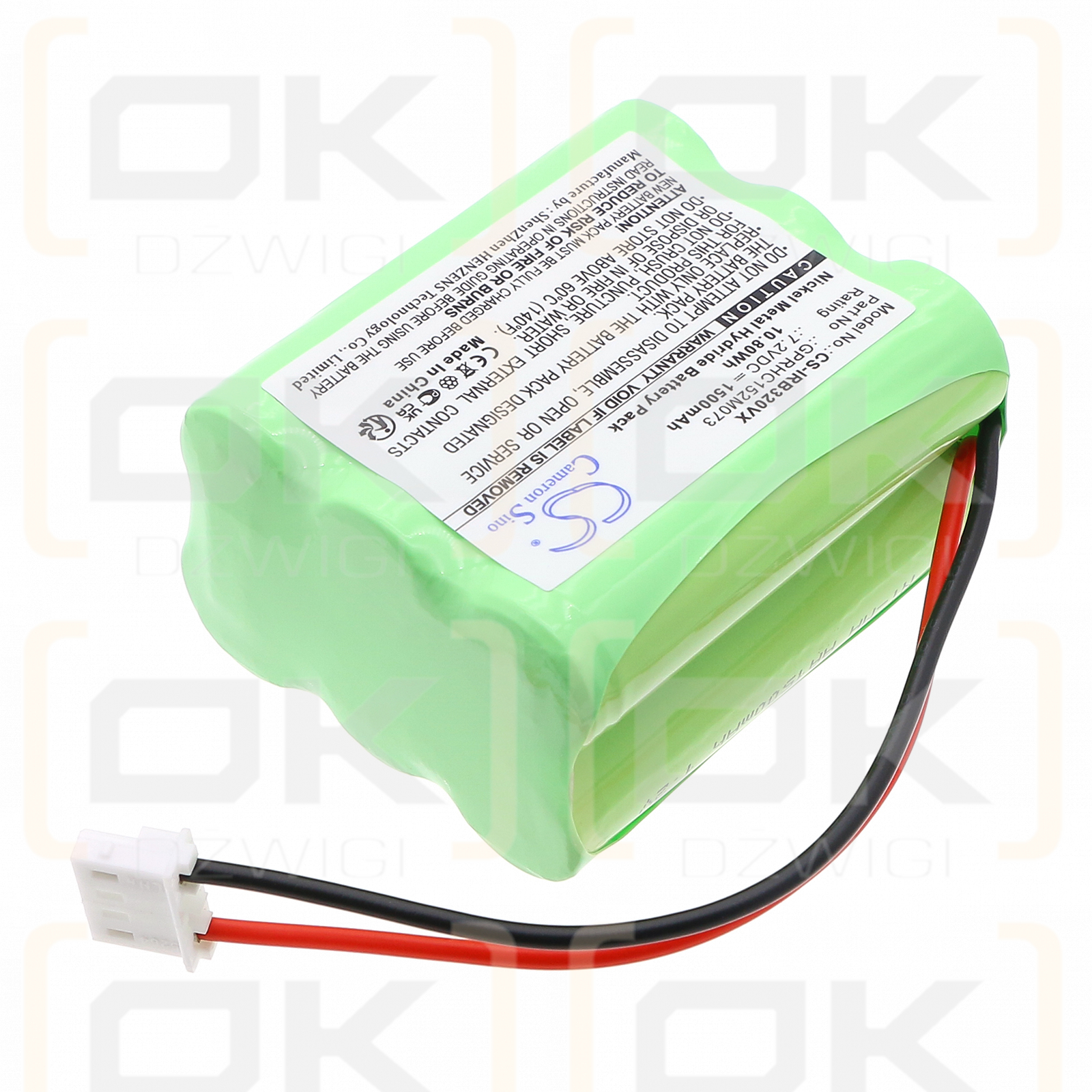 iRobot Braava 321 / GPRHC152M073 1500mAh Ni-MH 7.2V (Cameron Sino)