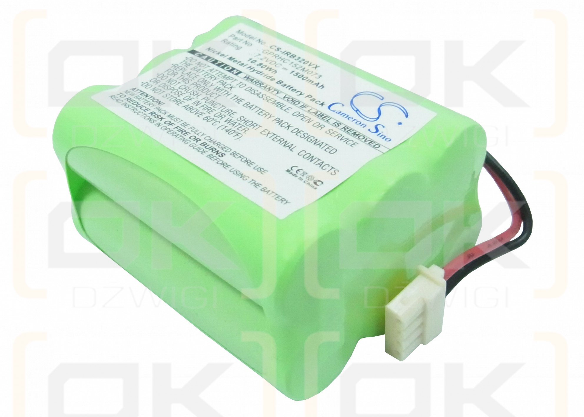 iRobot Braava 321 / GPRHC152M073 1500mAh Ni-MH 7.2V (Cameron Sino)