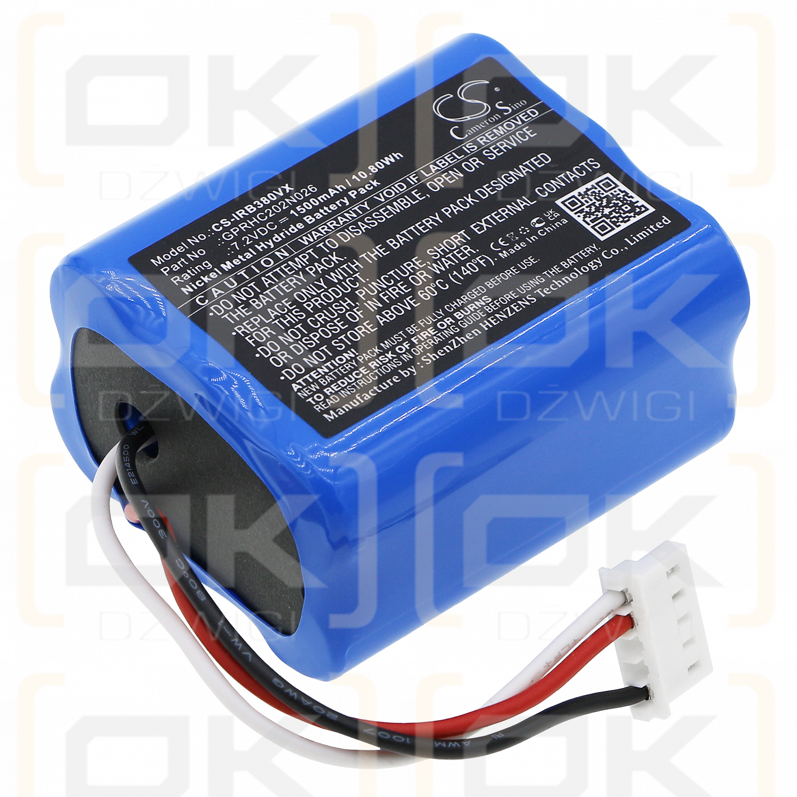 iRobot 5200B / GPRHC202N026 1500mAh Ni-MH 7.2V (Cameron Sino)