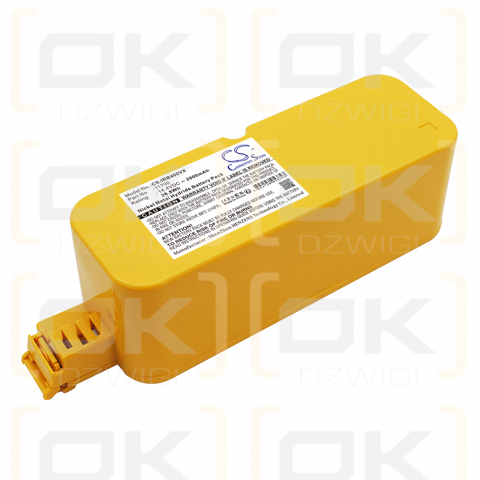 iRobot Roomba Dirt Dog / 11700 2000 mAh Ni-MH 14.4 V (Cameron Sino)