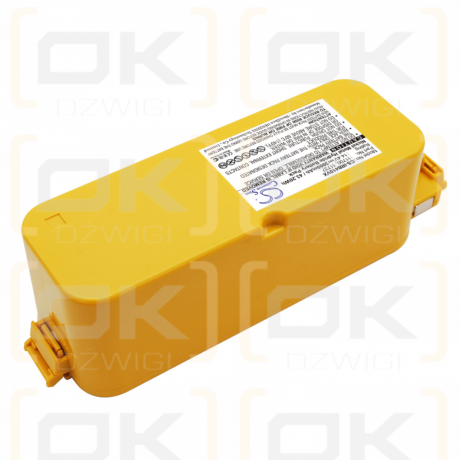 iRobot Roomba Dirt Dog / 11700 3000 mAh Ni-MH 14.4 V (Cameron Sino)