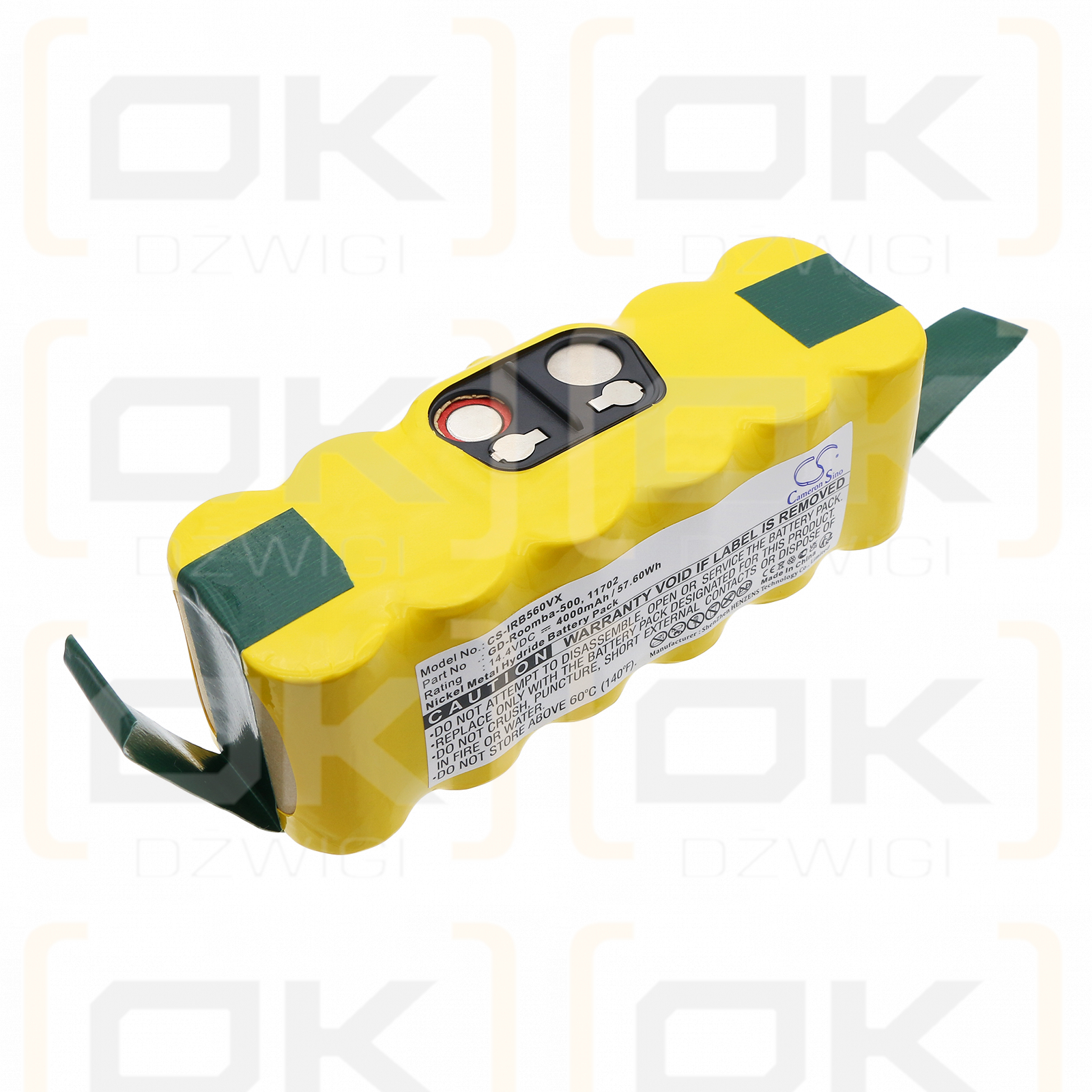 iRobot Roomba Xlife S 800 / 11702 4000 мАч Ni-MH 14,4 В (Cameron Sino)