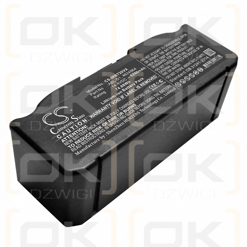 iRobot i7558 / ABL-D1 5200mAh Li-ion 14.4V (Cameron Sino)