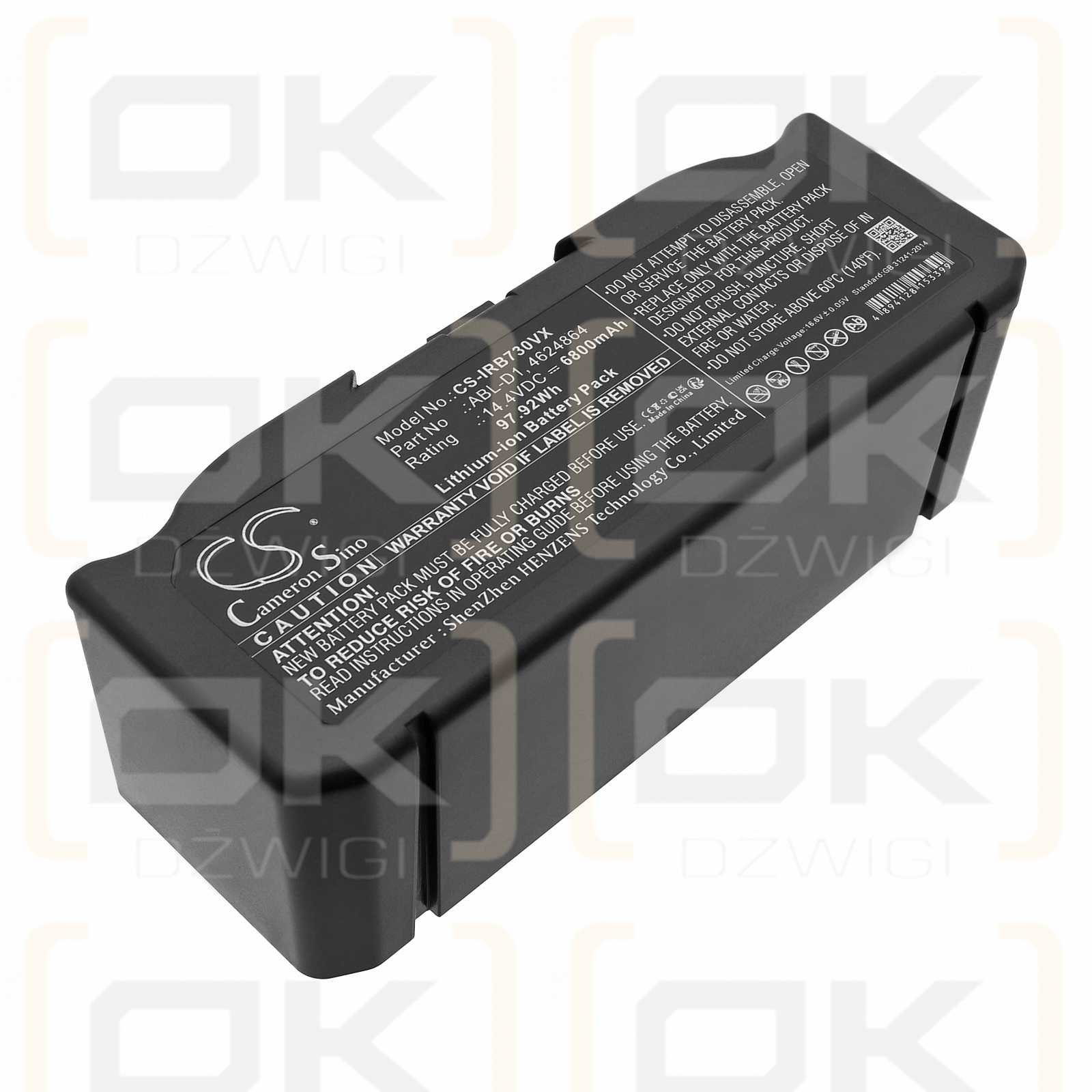 iRobot j7 / ABL-D1 6800 mAh Li-ion 14.4 V (Cameron Sino)