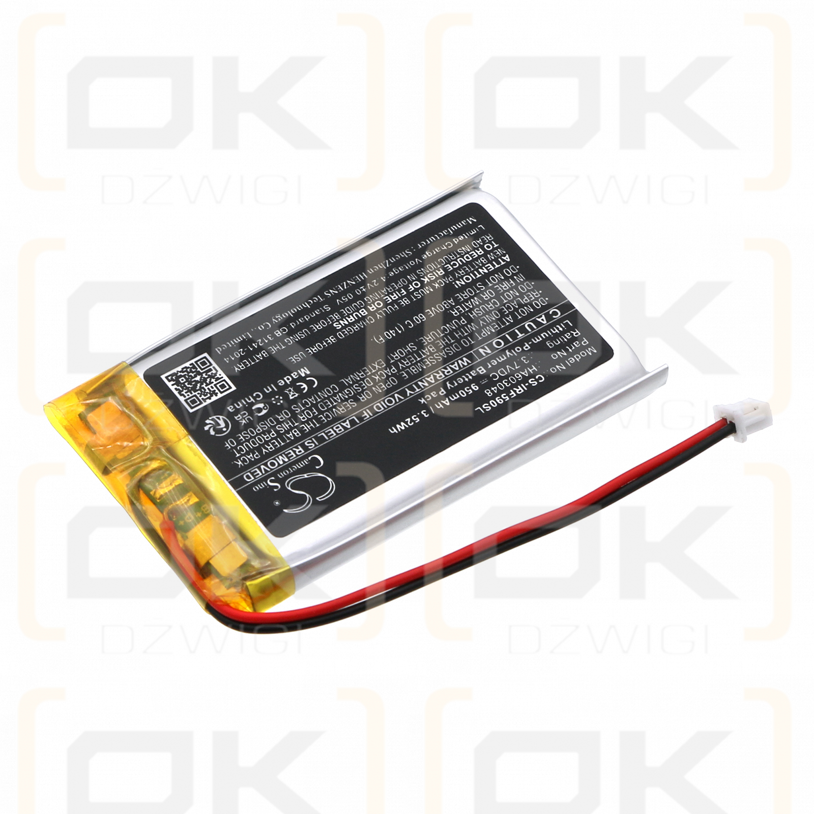 iRiver IPF595 / HA603048 950 mAh Li-Polymer 3,7 V (Cameron Sino)