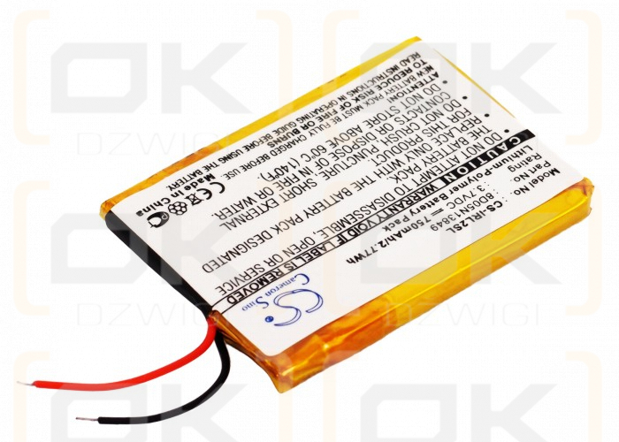 iRiver 1LP4PNK / 8D05N13849 750mAh Li-Polymer 3.7V (Cameron Sino)