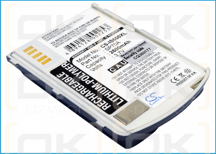 iDO S630 / SP70A 2400mAh Li-Polymer 3.7V (Cameron Sino)