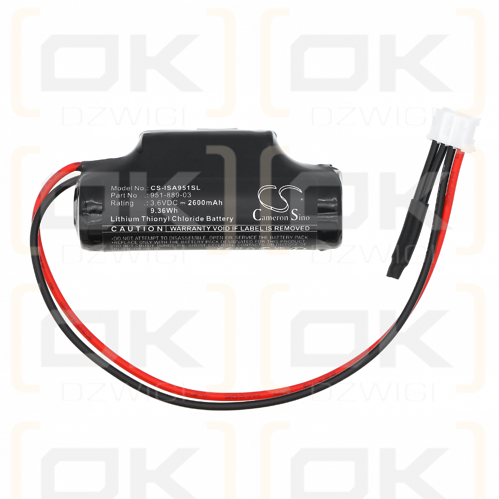 Itron Sparklog analog / 50103801 2600mAh Li-SOCl2 3.6V (Cameron Sino)
