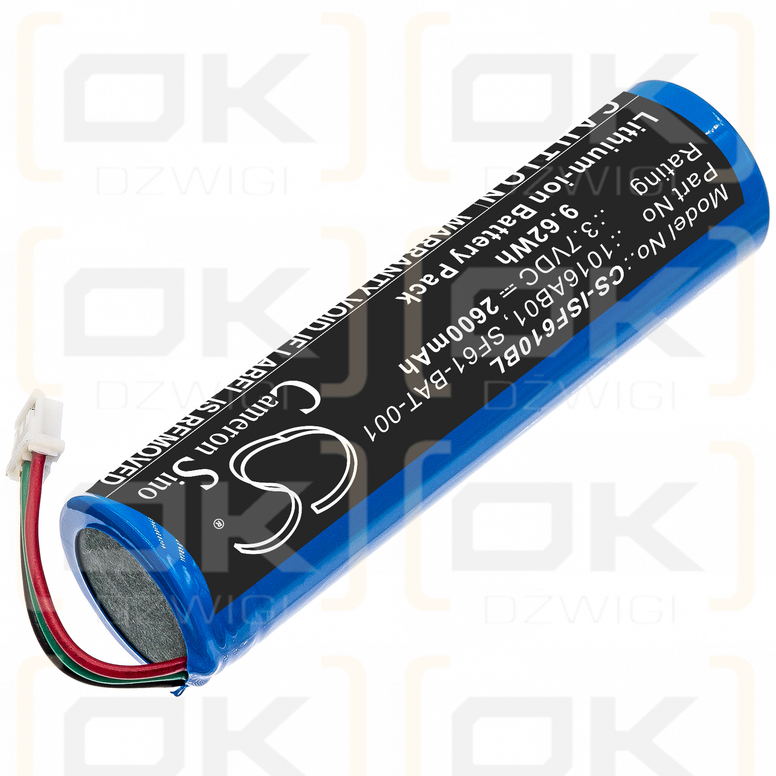 Intermec SF61b / 1016AB01 2600mAh Li-ion 3.7V (Cameron Sino)