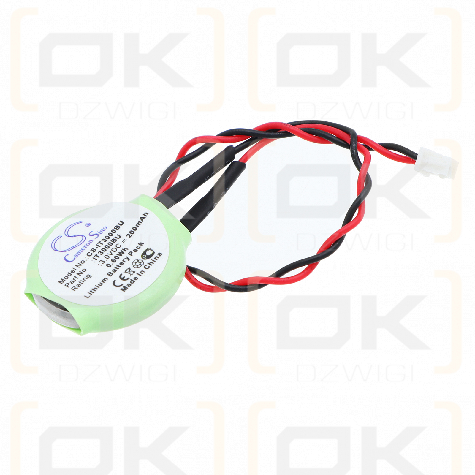 Casio IT3000m53e 200 mAh Lithium 3 V (Cameron Sino)