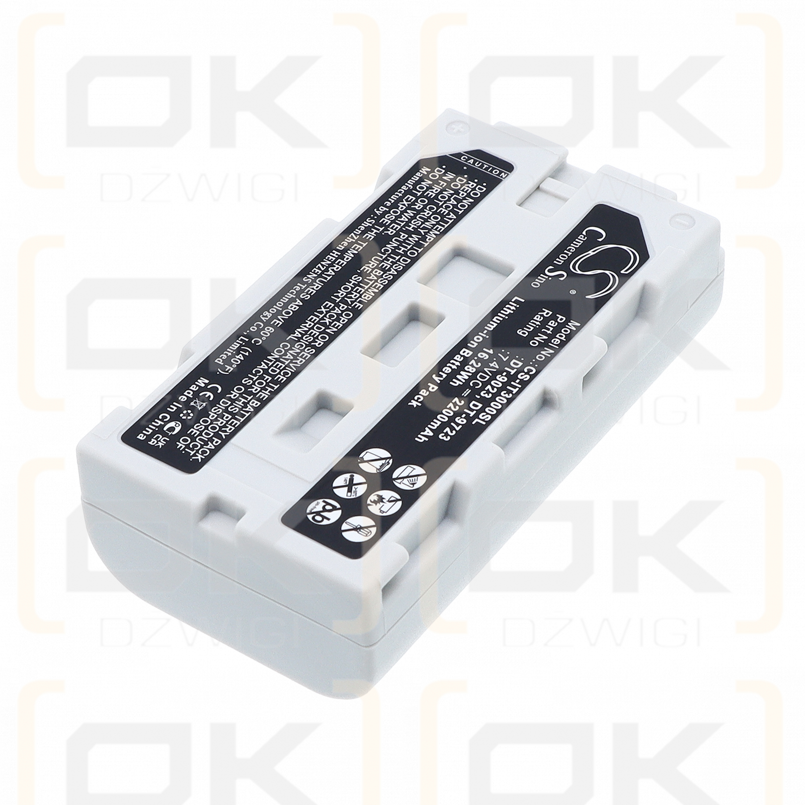 Casio IT-3100 M-53E / DT-9023 2200 mAh Li-Ion 7,4 V (Cameron Sino)