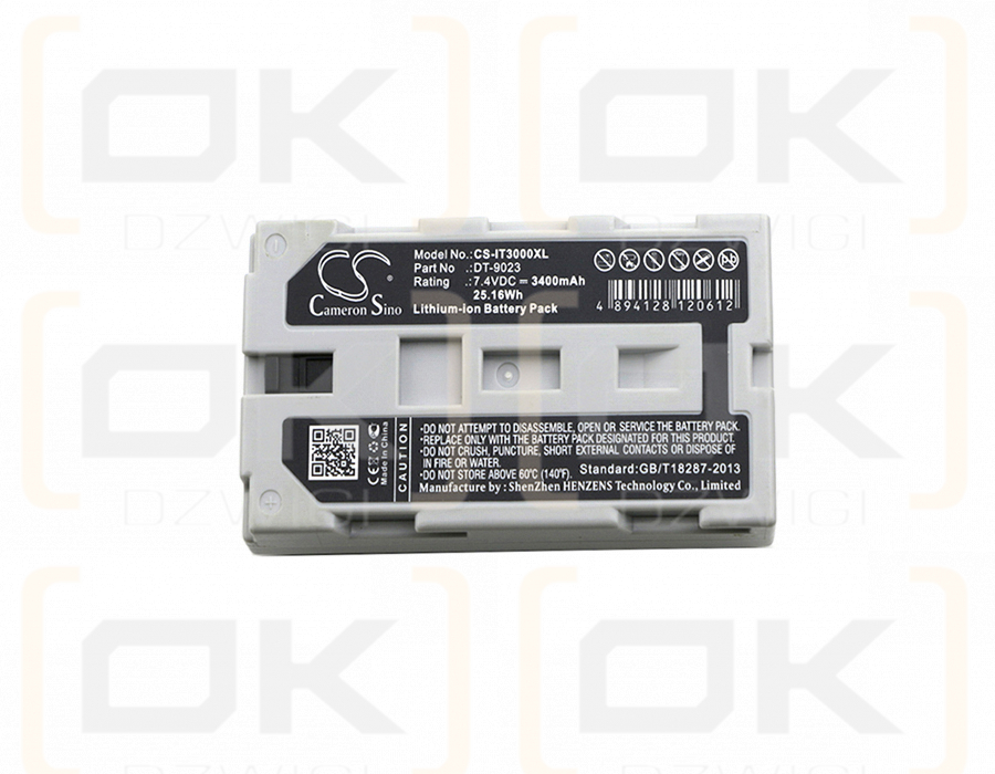 Casio IT-3100 M-53E / DT-9023 3400mAh Li-ion 7.4V (Cameron Sino)