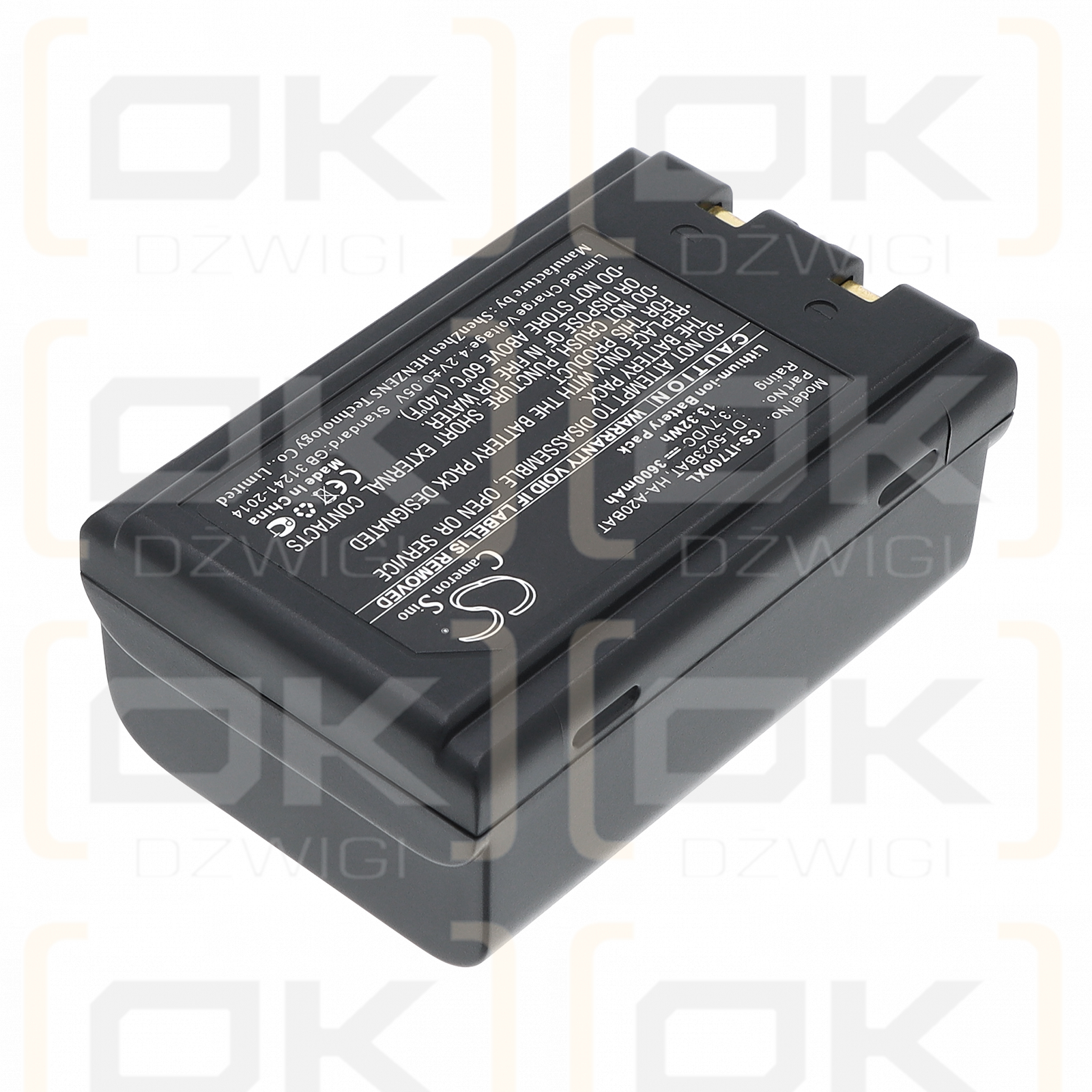Casio DT-5025LAT / DT-5023BAT 3600 mAh Li-Ion 3,7 V (Cameron Sino)