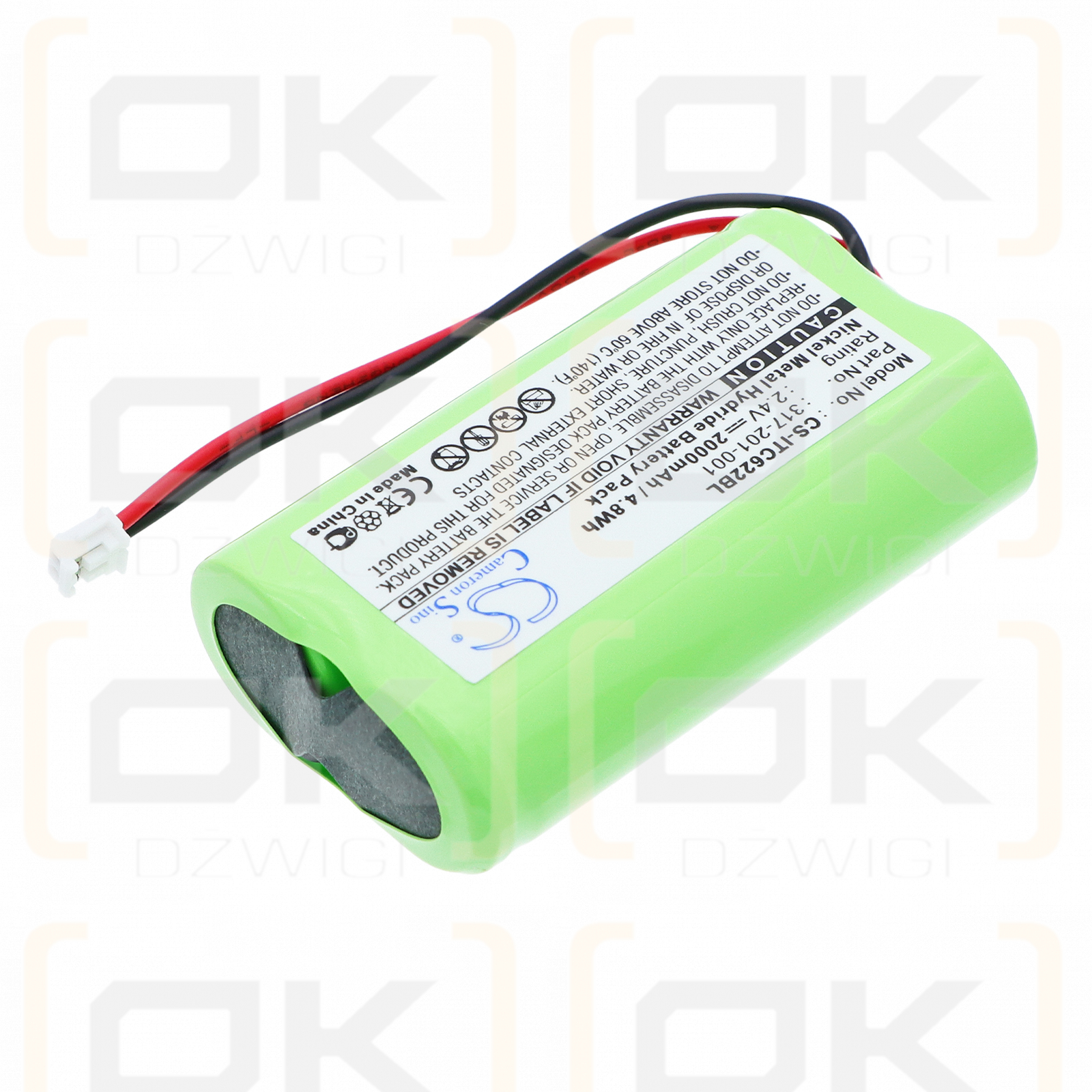 Intermec Penkey 6220 / 317-201-001 2000 mAh Ni-MH 2,4 V (Cameron Sino)