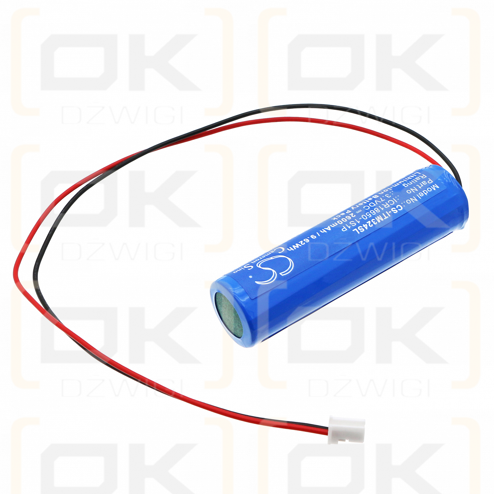 Internorm 32482 / ICR18650-1S1P 2600 mAh Li-Ion 3,7 V (Cameron Sino)