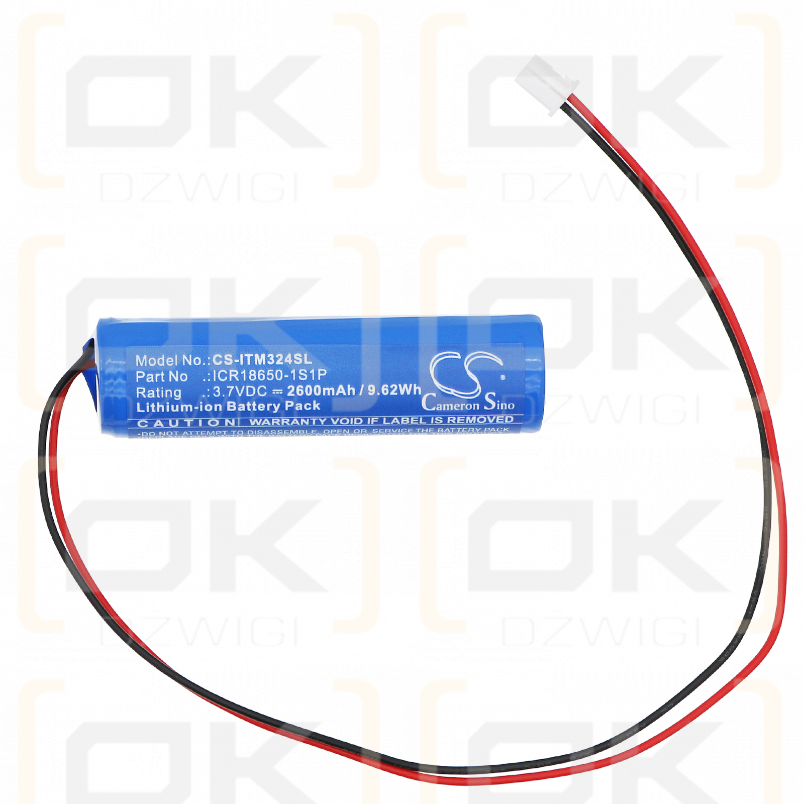 Internorm 32482 / ICR18650-1S1P 2600 mAh Li-Ion 3,7 V (Cameron Sino)