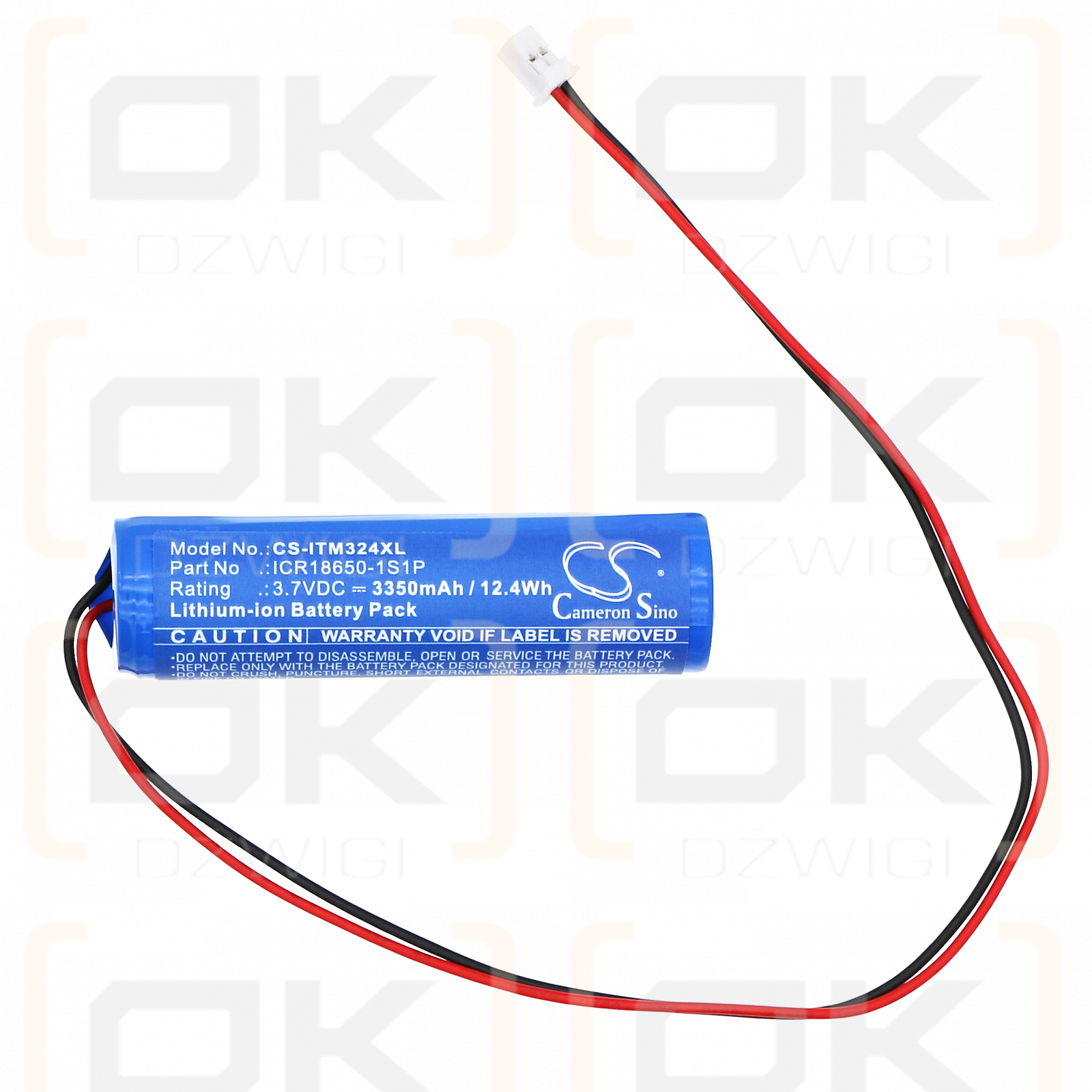 Internorm 32482 / ICR18650-1S1P 3350 mAh Li-Ion 3,7 V (Cameron Sino)