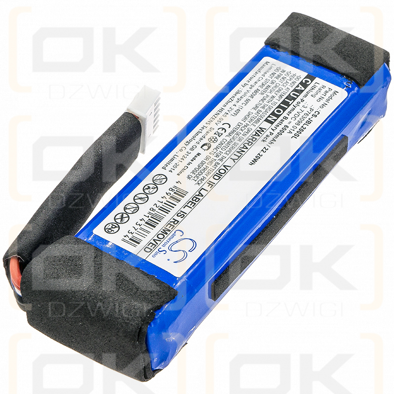 JBL Link 20 / P763098 01A 6000mAh Li-Polímero 3.7V (Cameron Sino)