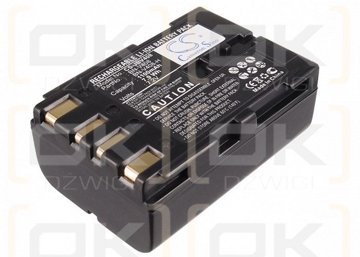 JVC GR-DVL100EK / BN-V408 1100mAh Li-ion 7.4V (Cameron Sino)