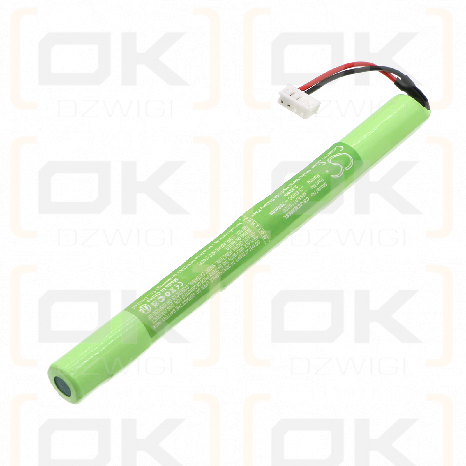 Johnson Controls MS-NCE2566-0 / MS-BAT1020-0-SUB 700 mAh Ni-MH 3,6 V (Cameron Sino)