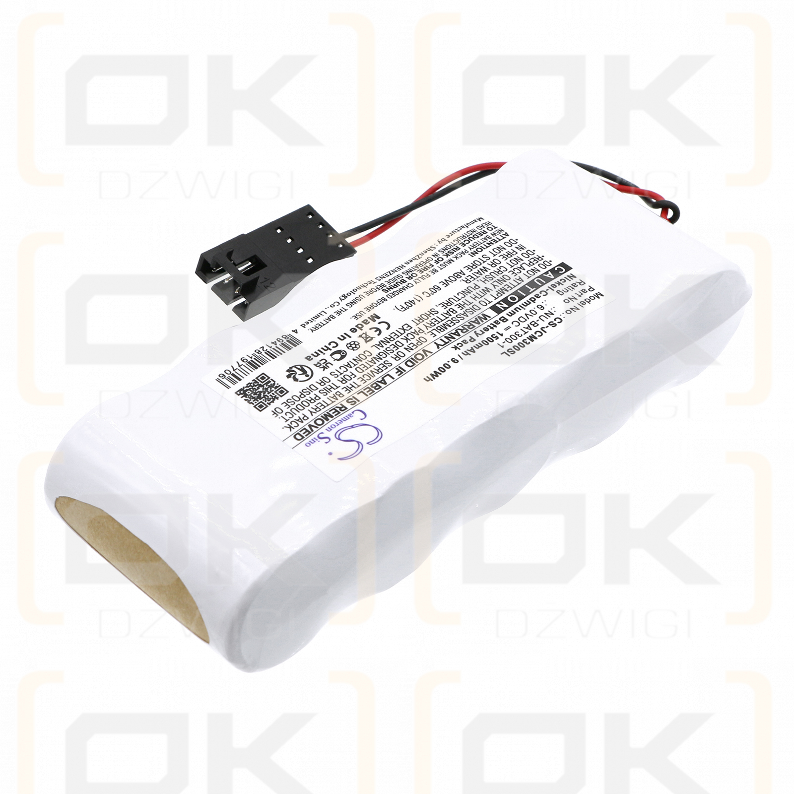 JOHNSON NU-NCM300-1 / NU-BAT300-1 1500mAh Ni-CD 6.0V (Cameron Sino)