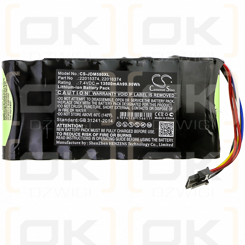 JDSU VIAVI MTS-5802 / 22015374 13500mAh Li-ion 7.4V (Cameron Sino)