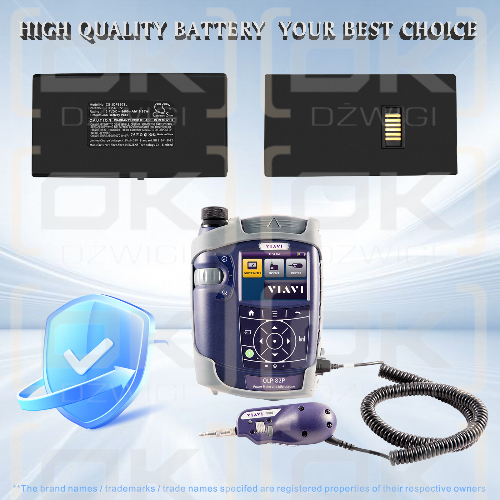 VIAVI JDSU OLP-82P / FITP-RBP2 5400 mAh Li-Ion 3,7 V (Cameron Sino)