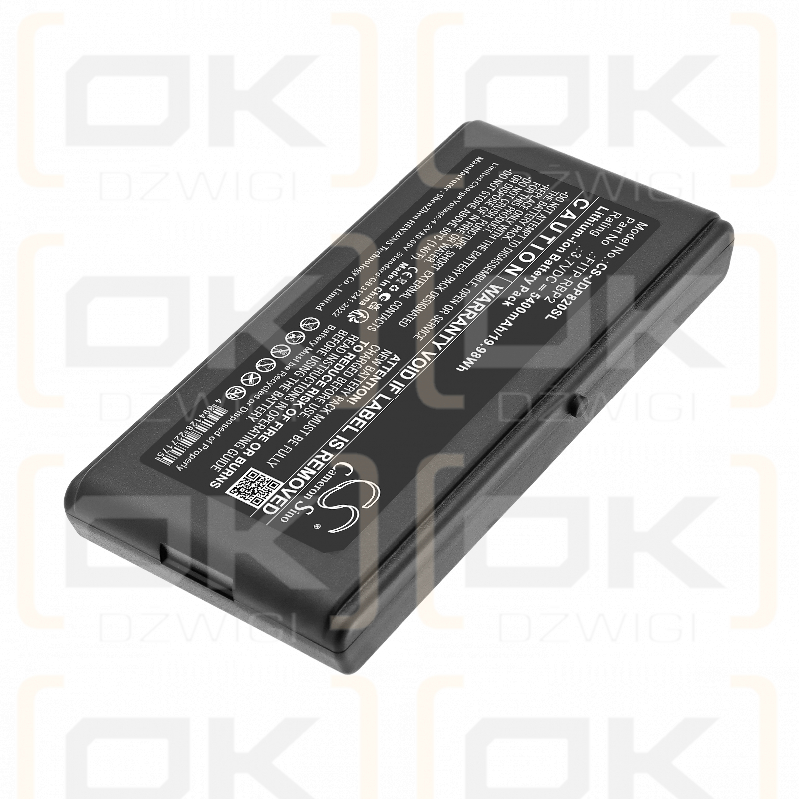 Ersatzakku für VIAVI JDSU OLP-82P / FITP-RBP2 5400 mAh Li-Ion 3,7 V (Cameron Sino)