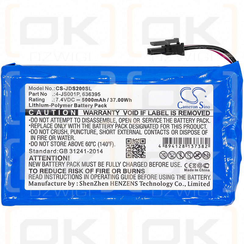 JDSU T-BERD / 4-JS001P 5000mAh Li-Polymer 7.4V (Cameron Sino)