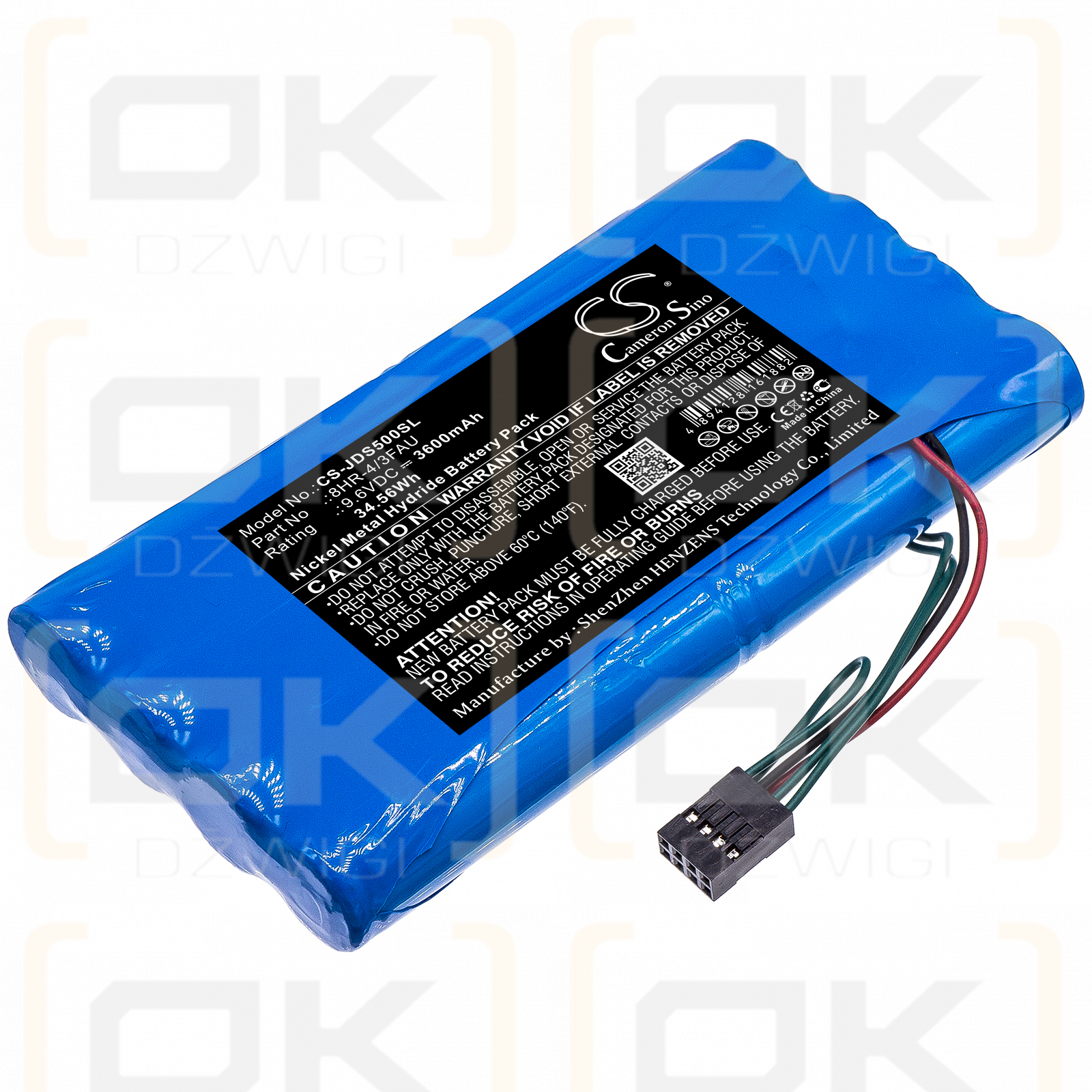 JDSU ACTERNA ANT-5 / 8HR-4/3FAU 3600mAh Ni-MH 9.6V (Cameron Sino)