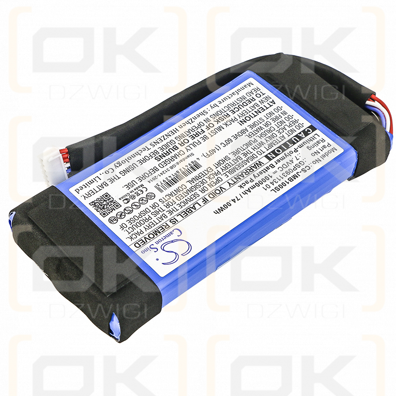 JBL JEM3318 / GSP0931134 01 10000 mAh Li-Polymer 7,4 V (Cameron Sino)