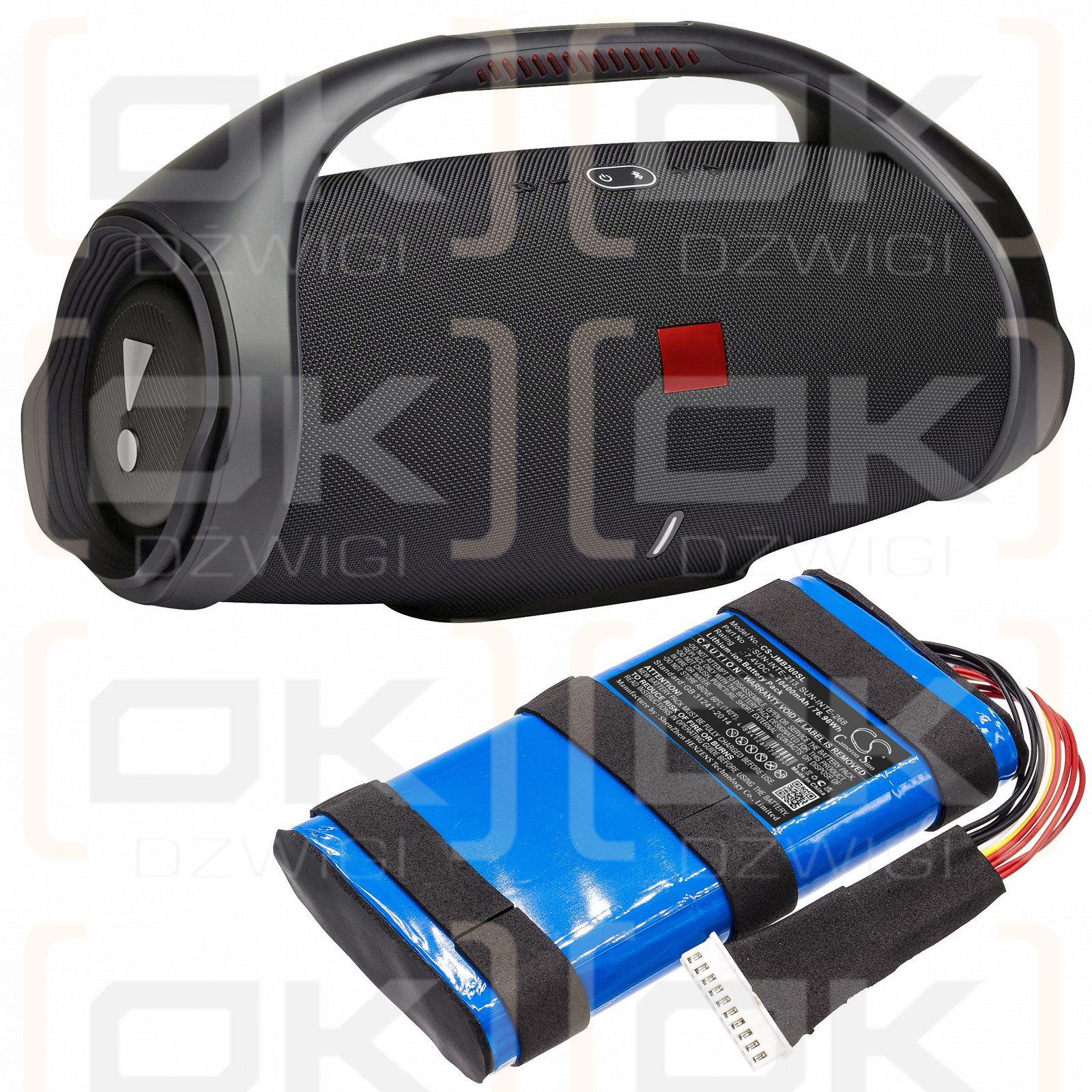 JBL Boombox 2 / SUN-INTE-213 10400 mAh Li-Ion 7,4 V (Cameron Sino)