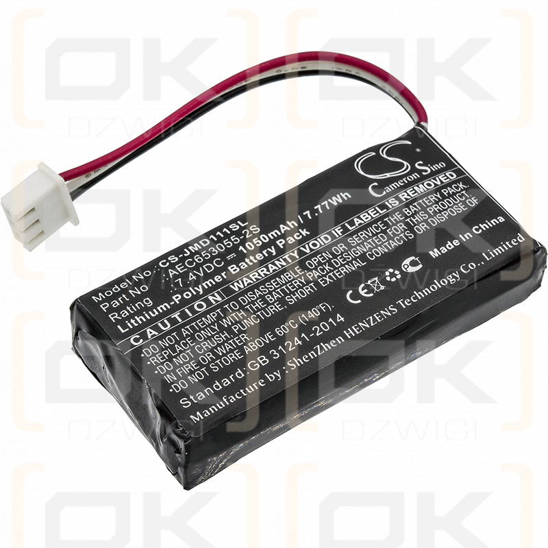 JBL Flip 1 / AEC653055-2S 1050 mAh Li-Polymer 7,4 V (Cameron Sino)