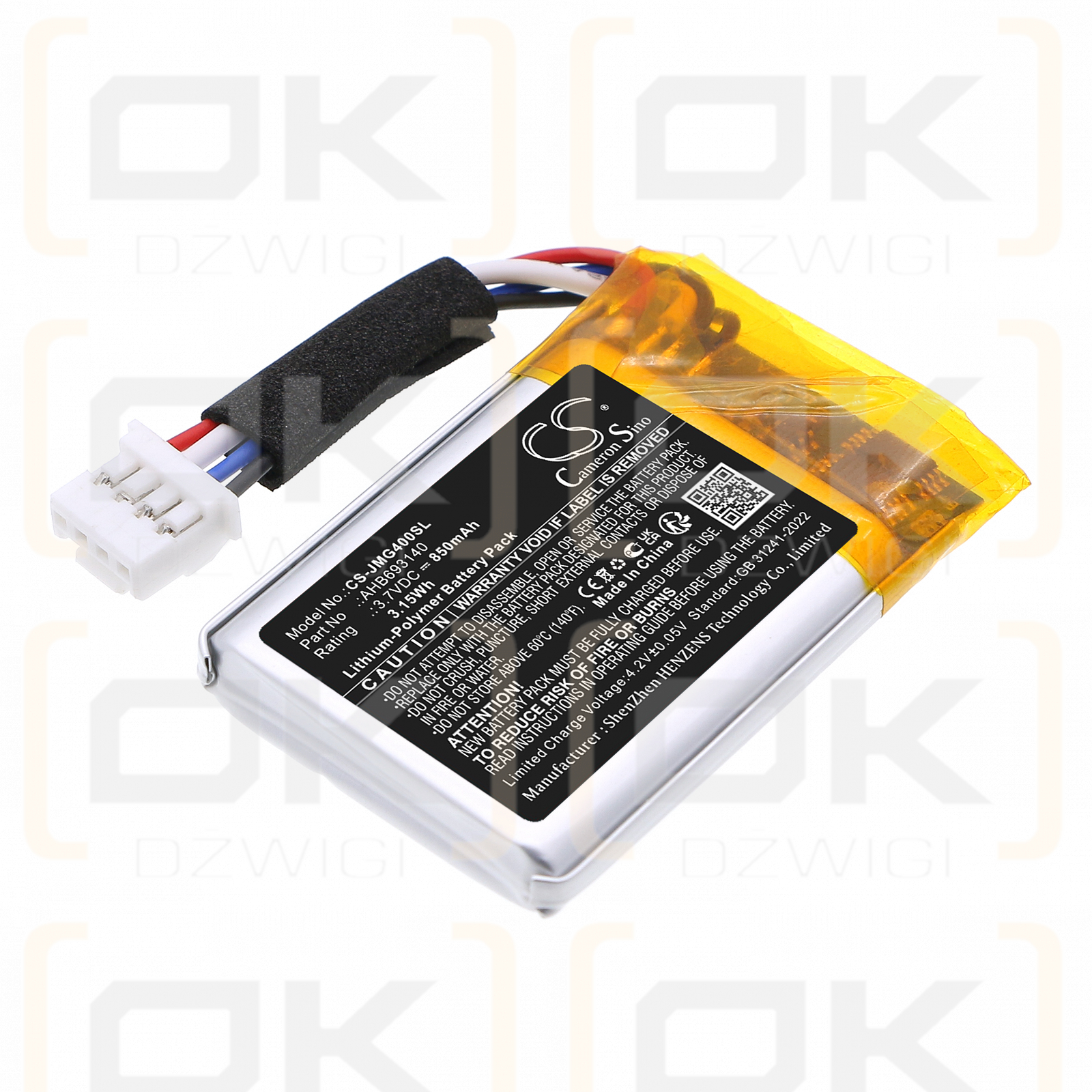 JBL Go 4 / AHB693140 850mAh Li-Polymer 3.7V (Cameron Sino)