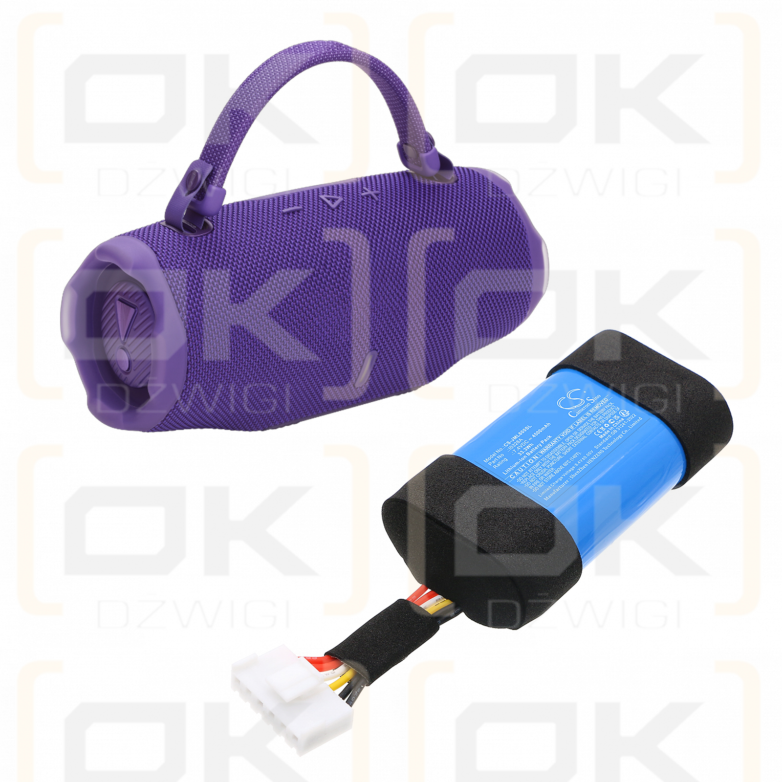JBL Charge 6 / GSP-2S10-CH6A 4500mAh Li-ion 7.4V (Cameron Sino)